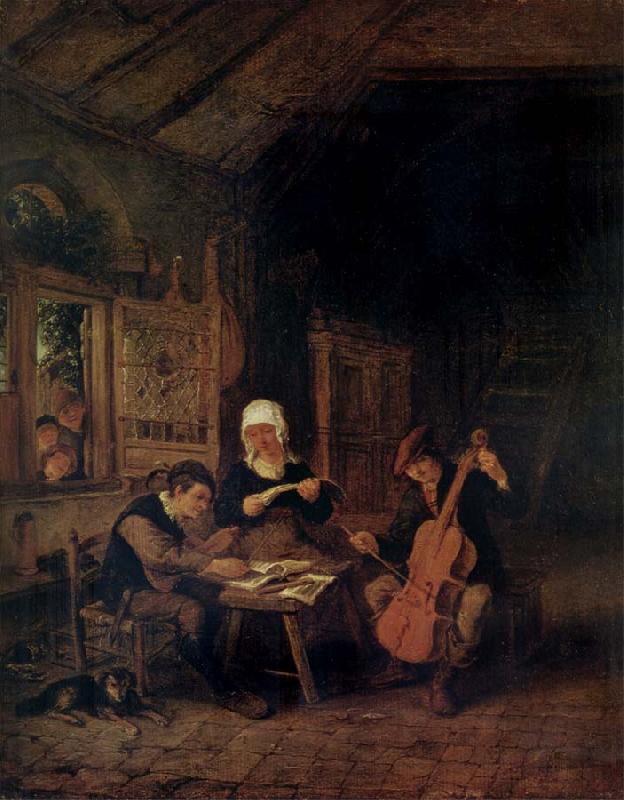 Adriaen van ostade Village Musicians oil painting image